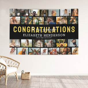 Graduation 26 Photo Collage Graduate Banner