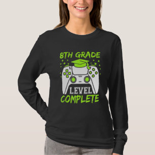 Graduation 8th Grade Level Complete Graduate Boy T-Shirt