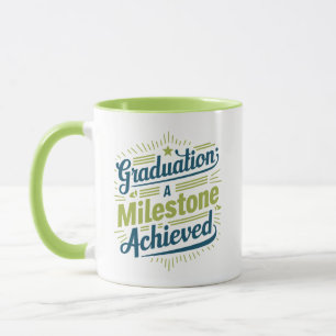 Graduation A Milestone Achieved, green  Mug