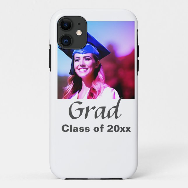 Graduation add name photo class year custom  Case-Mate iPhone case (Back)
