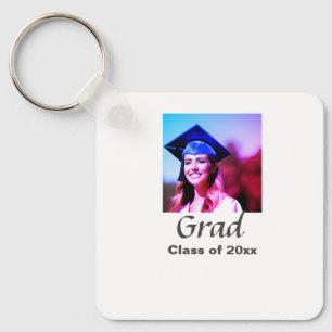 Graduation add name photo class year custom key ring