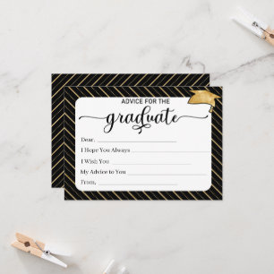 Graduation Advice Cards-Advice for Graduates Invitation