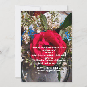 Graduation Anniversary Reunion Invitation