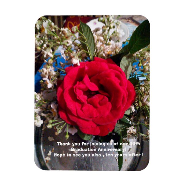 Graduation Anniversary Reunion Invitation Magnet (Vertical)