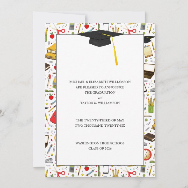Graduation Announcement (Front)