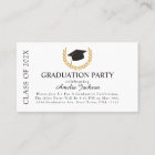 Graduation Announcement After Party Insert Cards