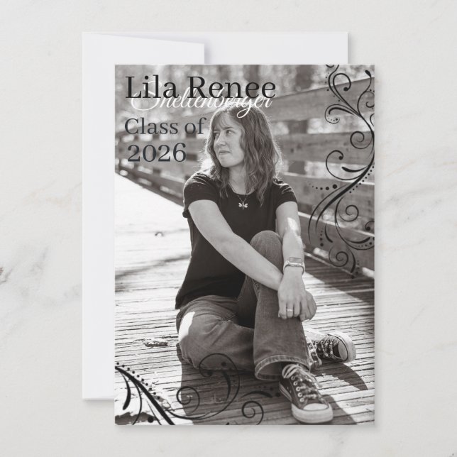 Graduation Announcement Card (Front)