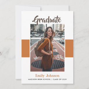 Graduation Announcement Card & Envelopes