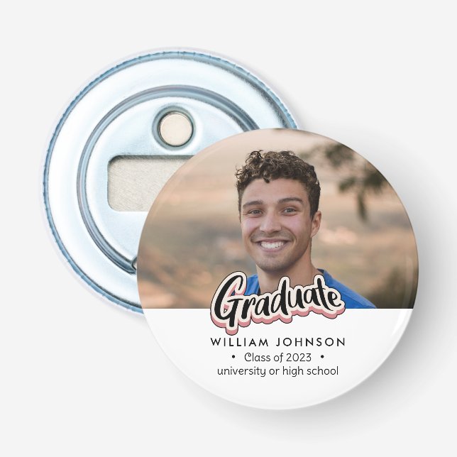Graduation Announcement Class of 2023 Bottle Opener (Front)