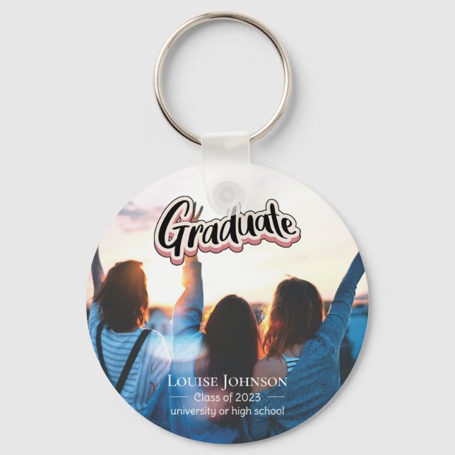Graduation Announcement Class of 2023 Key Ring (Front)