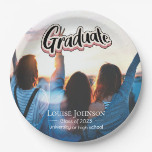 Graduation Announcement Class of 2023 Paper Plate