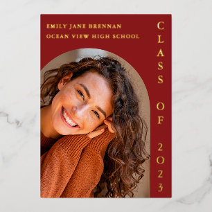 Graduation Announcement Grad Photo Card