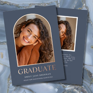 Graduation Announcement Grad Photo Card
