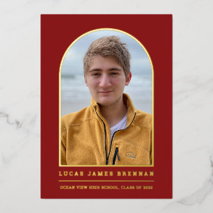 Graduation Announcement Grad Photo Card