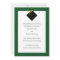 Graduation Announcement Green