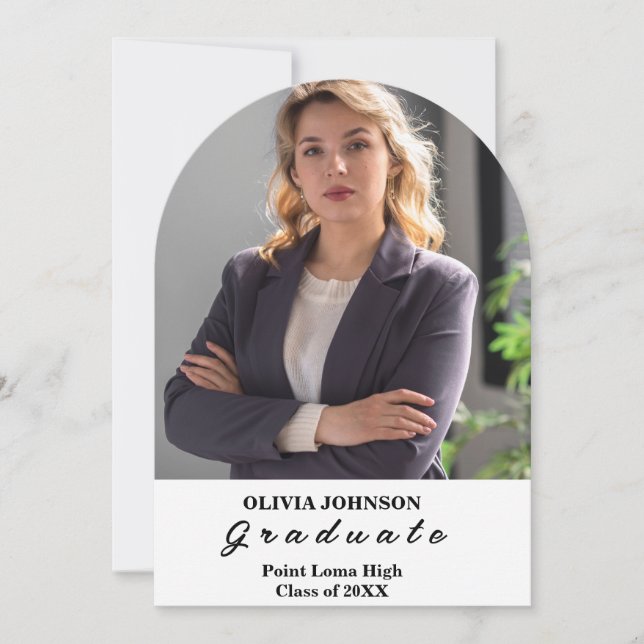 Graduation Announcement Invite | Graduation Party (Front)