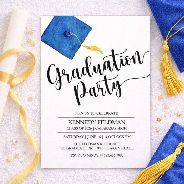 Graduation Announcement | Minimal Senior Portrait  (Creator Uploaded)