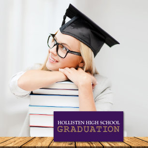 Graduation Announcement Party Invites [Purple]