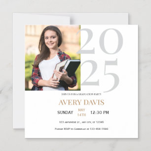 Graduation Announcement & Party Magnetic Card