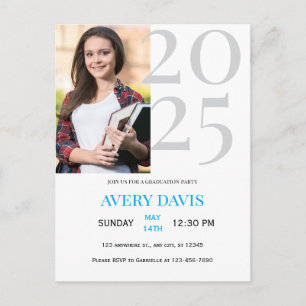 Graduation Announcement & Party Postcard