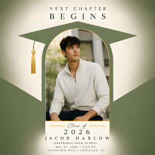 Graduation Announcement Photo Card