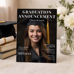 Graduation Announcement Photo Invite