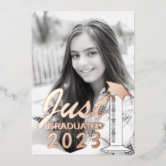 Graduation Announcement Science Graduated Cylinder