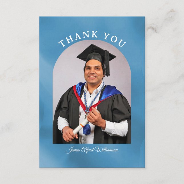 Graduation Arch Thank You card (Front)
