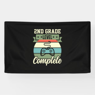 Graduation Art 2nd Grade Level Complete Banner
