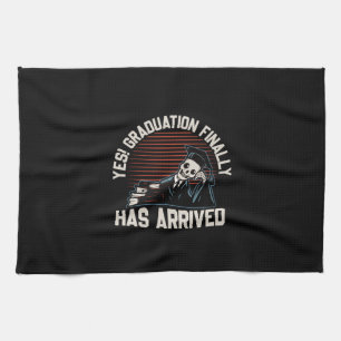 Graduation Art Graduation Finally Has Arrived Tea Towel