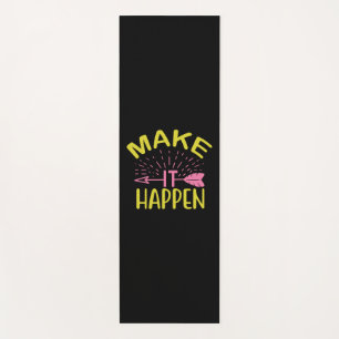 Graduation Art Make It Happen Yoga Mat