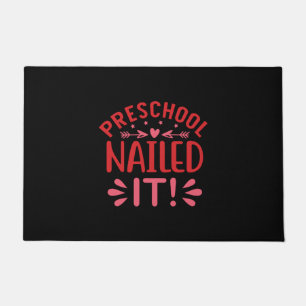 Graduation Art Preschool Nailed It Doormat