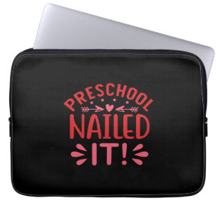 Graduation Art Preschool Nailed It Laptop Sleeve