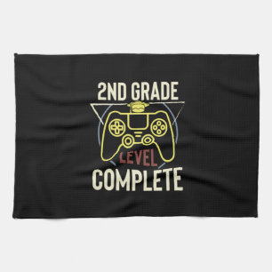 Graduation Art   Second Grade Level Complete Tea Towel