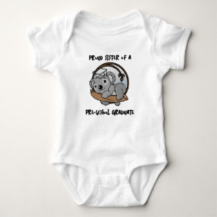 Graduation Baby Koala Sister of Pre School Grad Baby Bodysuit