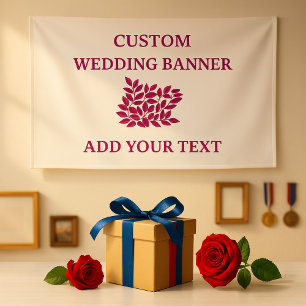 Graduation. Baby Shower. Anniversary Banner