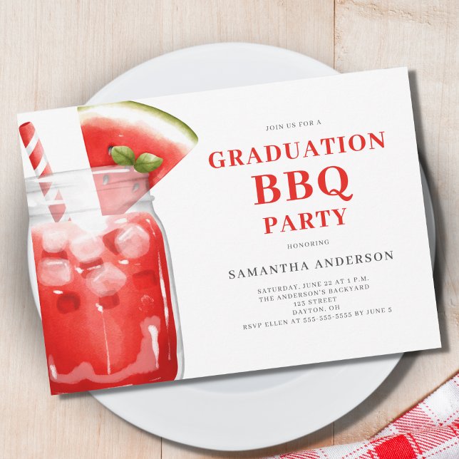 Graduation BBQ Party Invitation (Creator Uploaded)