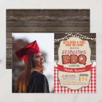 Graduation BBQ Party Invitation - Grill & Chill PG
