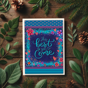 Graduation Best is Yet to Come Modern Colourful Card