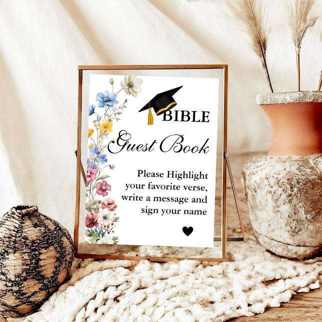 Graduation Bible Guest Book Sign, Graduation Party (Creator Uploaded)