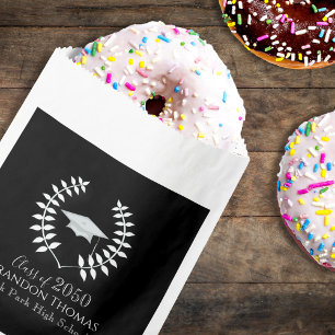 Graduation Black and White Candy Favours Simple  Favour Bags