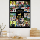 Graduation Black Gold Congrats 38 Photo Collage
