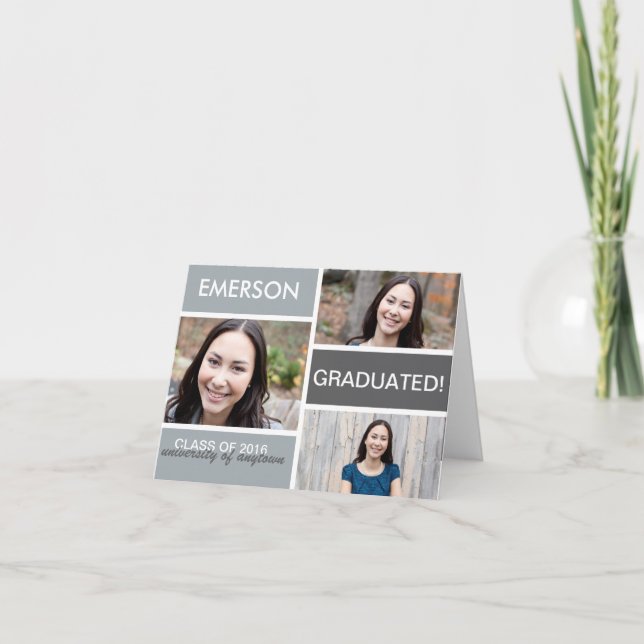 Graduation Blocks Notecard (Front)