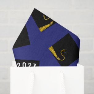 Graduation Blue Tissue Paper