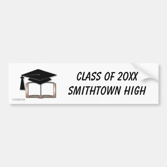 Graduation Bumper Sticker (Front)