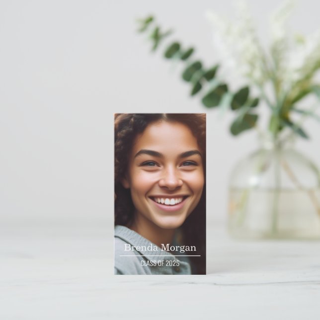 Graduation Business Card (Standing Front)