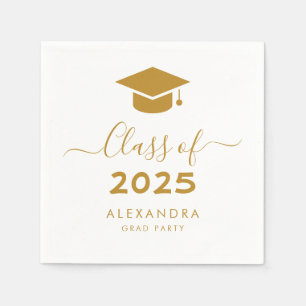 Graduation Cap Class Of 2025 Napkin