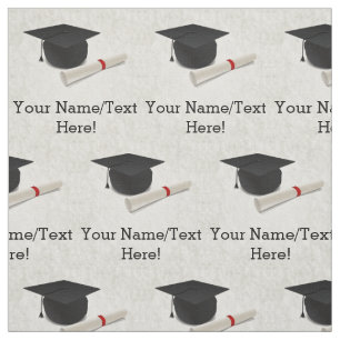 Graduation Cap Diploma Customisable Fabric