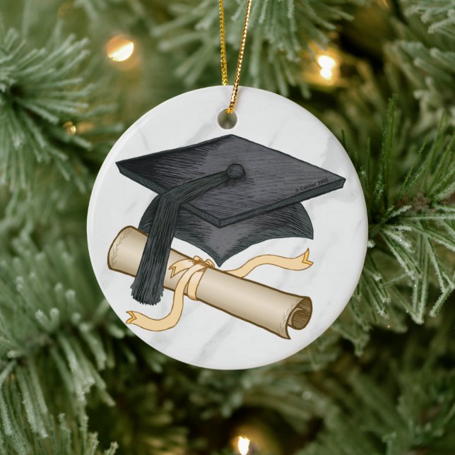 Graduation Cap Diploma ornaments (Tree)
