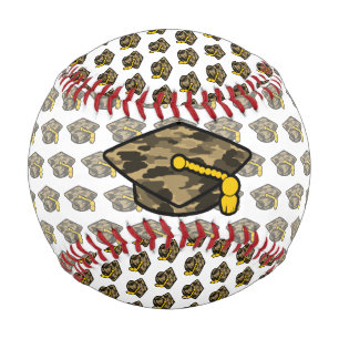 Graduation Cap Khaki Camo Baseball